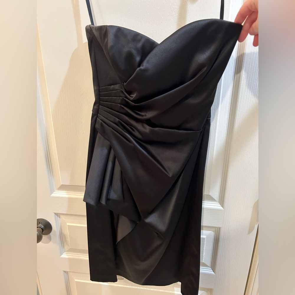 White House Black Market Black Strapless Dress